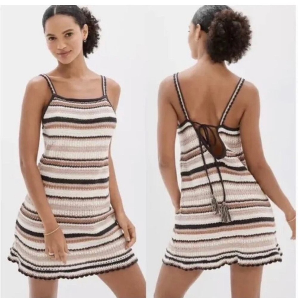 NTW American eagle crochet dress size medium